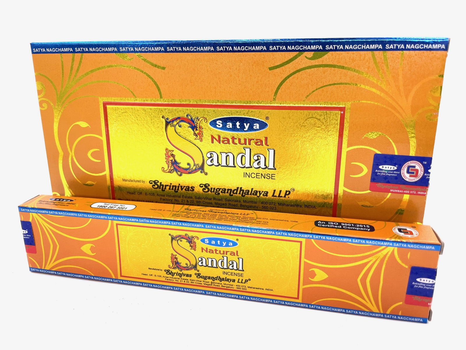 Satya Natural Sandal Räucherstäbchen mit Sandelholzduft